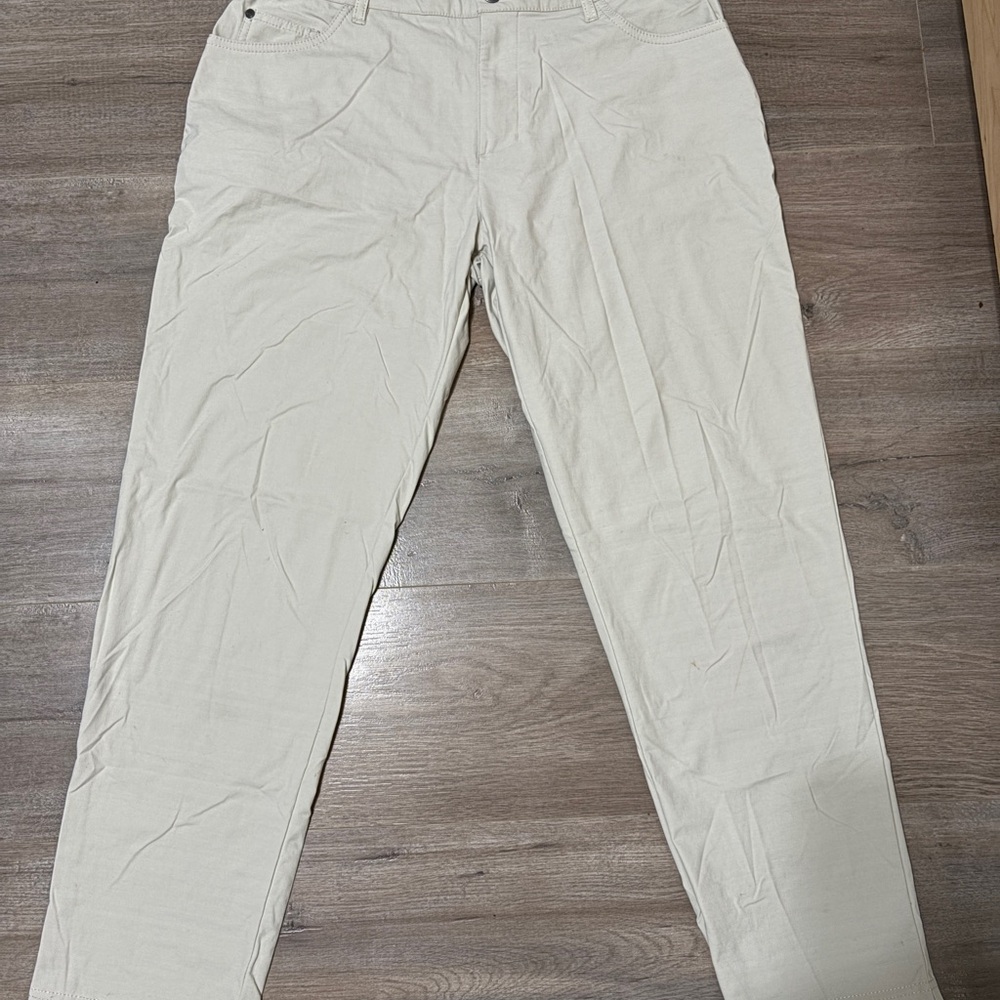 Adidas Men's Light Beige Golf Chinos
